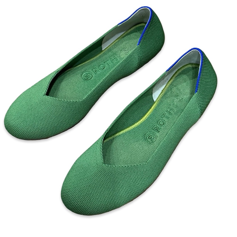 🥿 Rothy’s Women’s The Flat Size‎ 8.5 Green - Picture 5 of 10